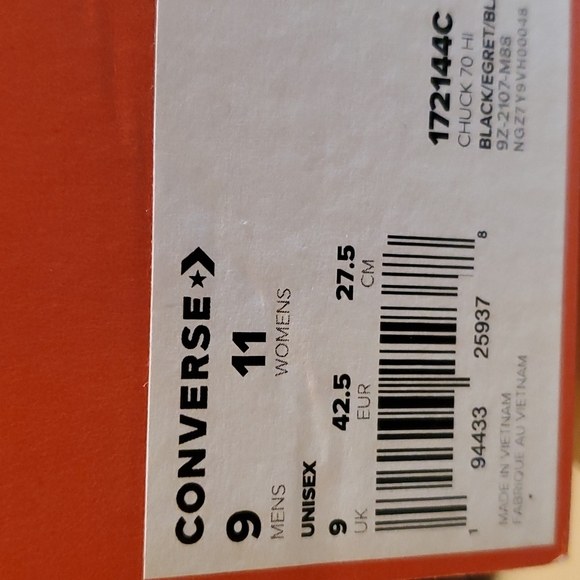 Converse chuck 70Hi Unisex/ 172144C - Picture 10 of 10